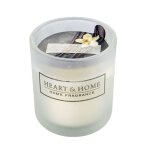 Petite bougie heart and home vanille bois de santal