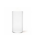 Photophore dcoratif en verre transparent h16