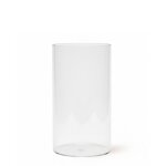 Photophore dcoratif en verre transparent h20