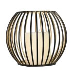 Photophore mtal rond 16x14 cm