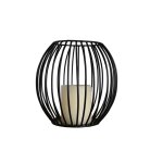 Photophore mtal rond 18x17 cm