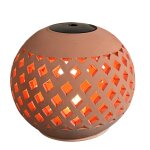 Photophore en terre cuite naturelle d. 22cm
