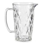 Pichet  eau en verre diamant 1l