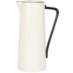 Pichet en grs blanc et noir 0, 9l
