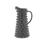 Pichet en terre cuite mat noir 1, 7l Pichet en terre cuite mat noir 1, 7l