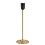 Pied de lampe en mtal dor