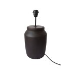 Pied de lampe en terre cuite