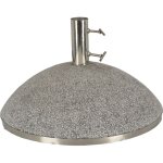 Pied de parasol granit 43, 9kg gris clair Pied de parasol granit 43, 9kg gris clair