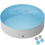 Piscine pliable pour chien ronde antid�rapante r�sistante 120cm