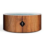 Piscine hors sol gonflable imitation bois 180cm