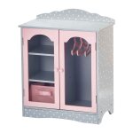 Placard poupes cintres, 52. 7 cm, gris