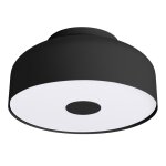 Plafonnier acier noir h 15 cm Plafonnier acier noir h 15 cm