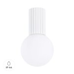 Plafonnier aluminium blanc h 21 cm Plafonnier aluminium blanc h 21 cm