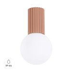 Plafonnier aluminium moka h 21 cm Plafonnier aluminium moka h 21 cm