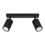 Plafonnier aluminium noir h 17 cm Plafonnier aluminium noir h 17 cm