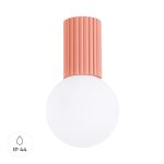 Plafonnier aluminium pêche h 21 cm Plafonnier aluminium pêche h 21 cm