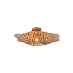 Plafonnier bambou naturel 17x60x17cm Plafonnier bambou naturel 17x60x17cm