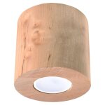 Plafonnier bois h 10 cm