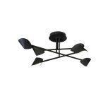 Plafonnier design en m�tal noir