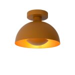 Plafonnier m�tal jaune ocre