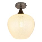 Plafonnier mtal noir chrom / gunmetal, 32cm