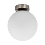 Plafonnier salle de bain en verre blanc Plafonnier salle de bain en verre blanc