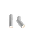Plafonnier spot articul salle de bain mtal blanc