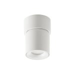 Plafonnier spot mtal blanc pour salle de bain