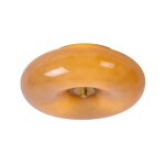 Plafonnier verre 3 lumi�res taupe