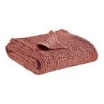 Plaid en coton blush 140 x 200 cm