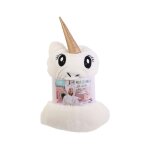 Plaid enfant en polyester licorne