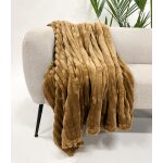 Plaid marron 150x200 cm