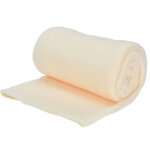 Plaid polaire beige 125x150cm