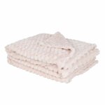 Plaid en polyester recycl cru imitation fourrure 150x200