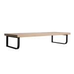Plan de toilette suspendu pour vasque - 120 cm avec querres noires