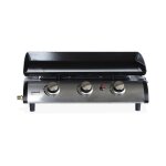 Plancha au gaz 3 feux porthos 3 brleurs 75 kw