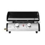 Plancha au gaz porthos 2 brûleurs 5 kw barbecue cuisine extérieure Plancha au gaz porthos 2 brûleurs 5 kw barbecue cuisine extérieure
