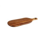 Planche en bois d'acacia finition huile marron 16x41