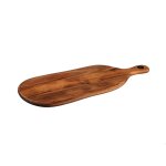 Planche en bois d'acacia finition huile marron 19x48
