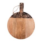 Planche a couper 30 cm marron en bois