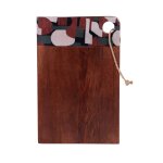 Planche  couper 35x22 cm multicolore en bois