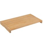 Planche  dcouper bambou cache plaque vitrocramique 52x28x4cm