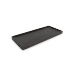 Planche de service noir en bois 30x13cm