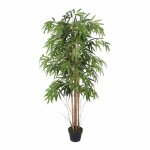 Plante artificielle bambou en pot, h 150 cm