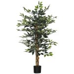 Plante artificielle ficus banian h. 1, 3 m lichen pot inclus