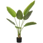 Plante artificielle intrieure terreau floqu vert