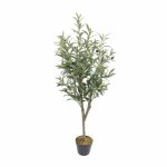 Plante artificielle olivier en pot, h 120 cm