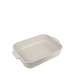 Plat four cramique rectangle cru 40cm