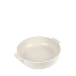 Plat  four rond en cramique blanche d34cm