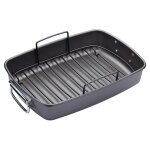 Plat  rtir anti - adhsif avec grille acier noir